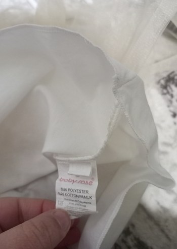 Kız Çocuk Beyaz Tüllü Etek - Görsel 3