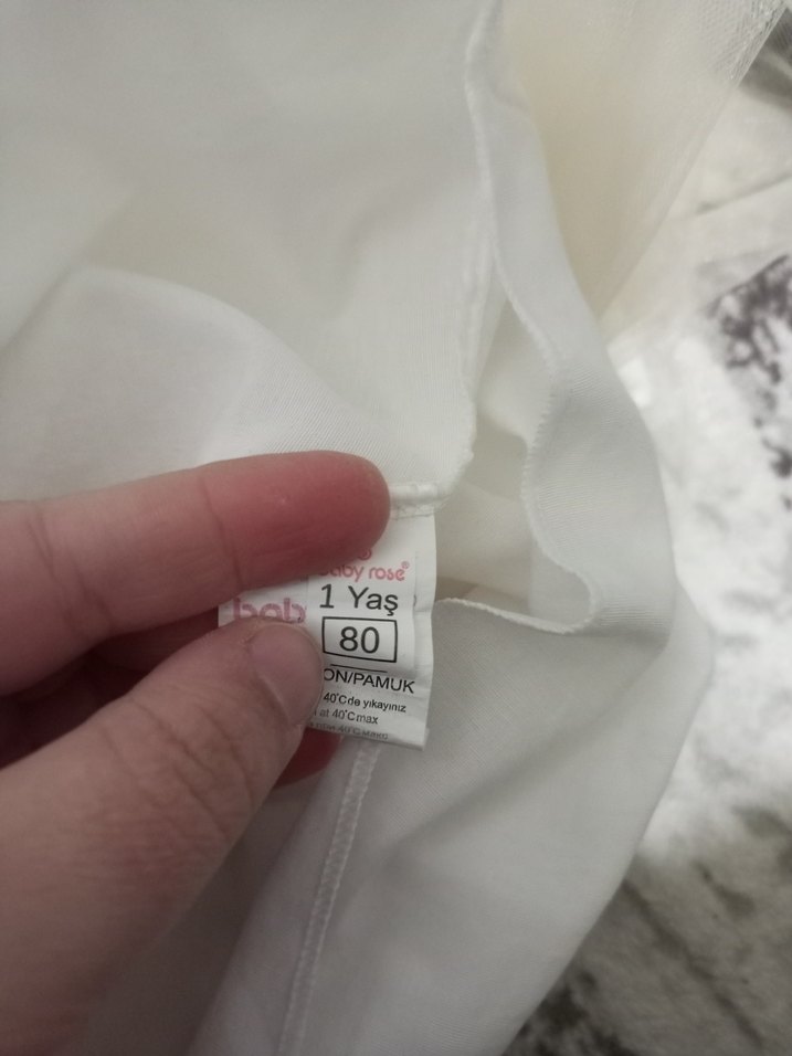 Kız Çocuk Beyaz Tüllü Etek - Görsel 2