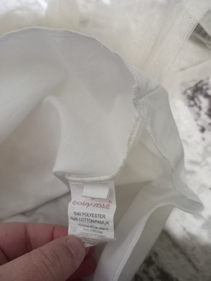 Kız Çocuk Beyaz Tüllü Etek - Görsel 3