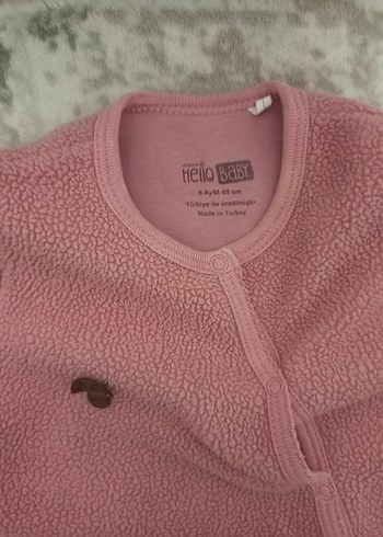 Pembe Triko Bebek Tulum - Görsel 2