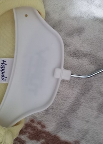 Sarı Renkli Örme Baskılı Bebek Kız Takım - Görsel 2