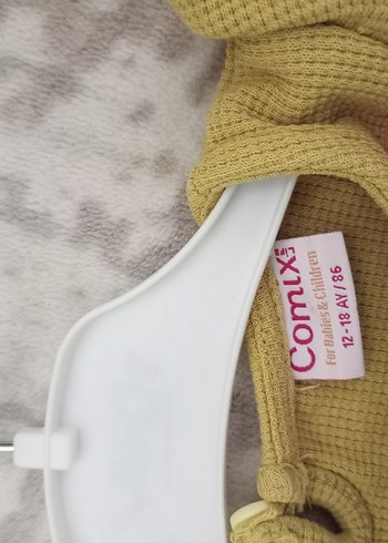 Sarı Nakışlı Bebek Kız Takımı Uzun Kollu - Görsel 2