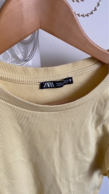 Zara zara sarı üst