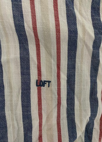 Çizgili Keten Erkek Gömlek, Uzun Kollu, Regular Fit - Görsel 3