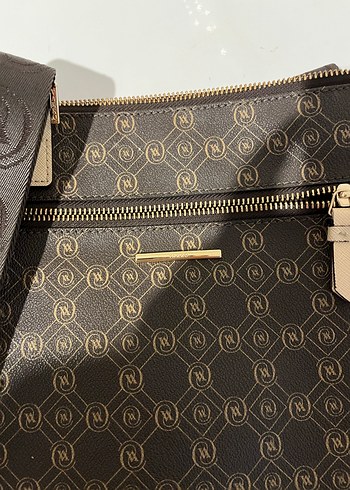 Beden kahverengi Renk Orijinal Vakko postacı çanta
