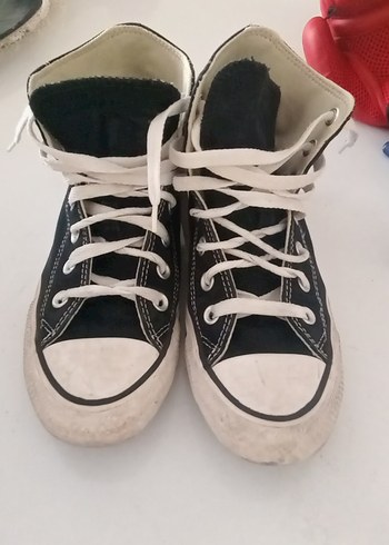 Unisex Siyah Beyaz Düz Tabanlı Günlük Spor Ayakkabı