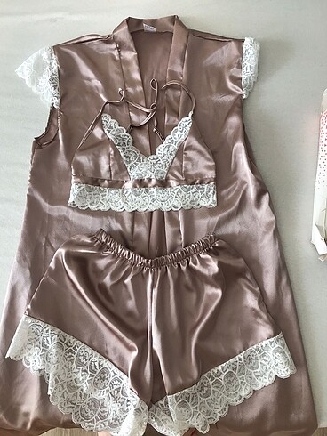 Saten pijama takımı