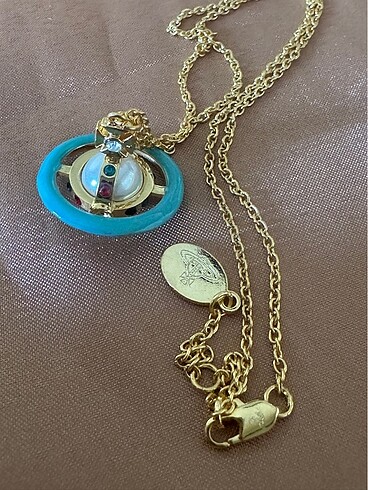 Beden altın Renk Vivienne westwood kolye