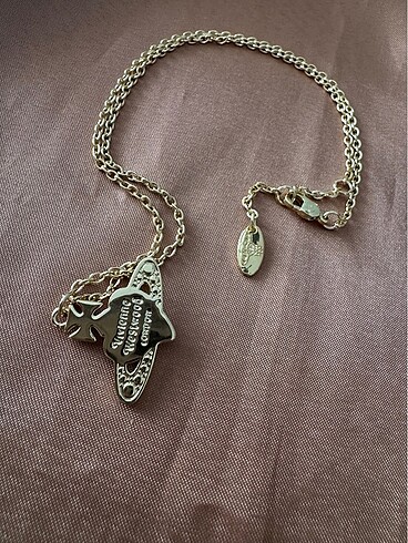 Beden altın Renk Vivienne westwood kolye