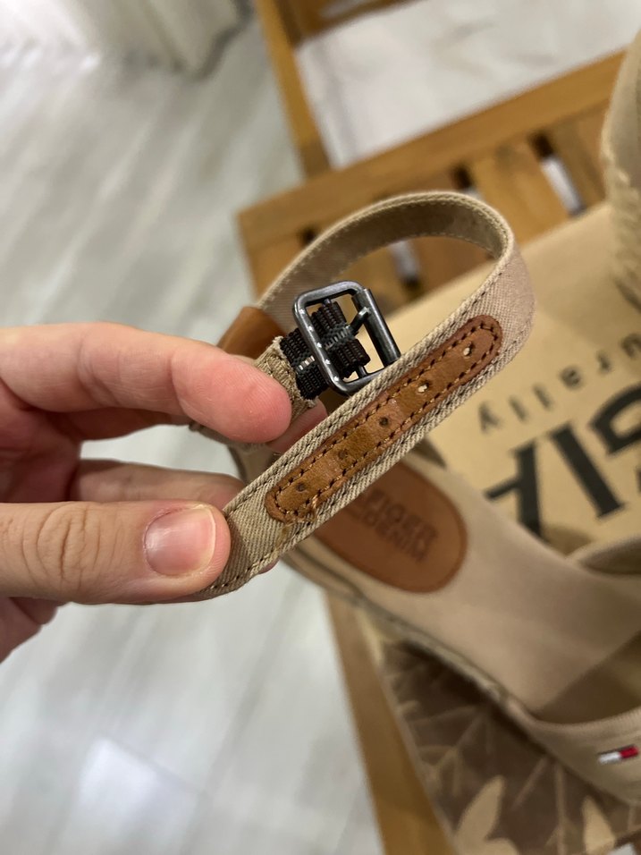 Tommy hilfiger dolgu topuk ayakkabı - Görsel 3