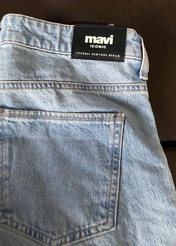 Mavi Kadın Mavi Midi Bol Kesim Denim Pantolon