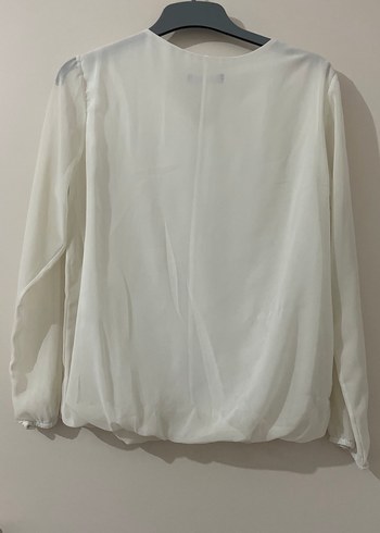 Beyaz Kadın Bluz - Görsel 3