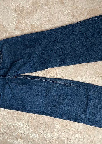 Kadın Lacivert Bol Kesim kot pantolon - Görsel 2