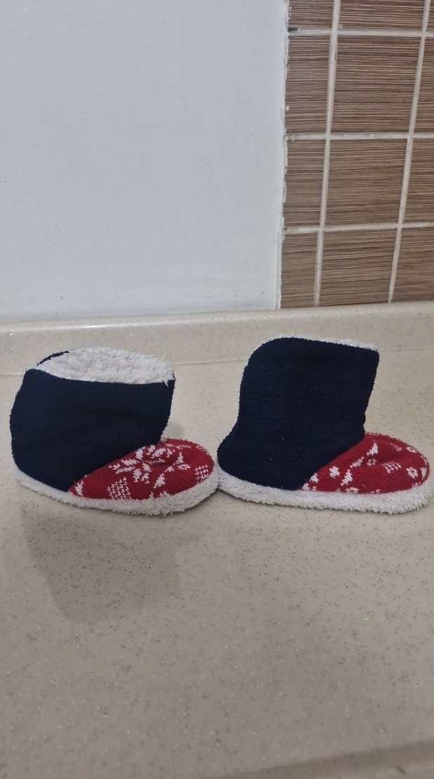 Kız Çocuk Renkli Nakışlı Sıcak Panduf - Görsel 2