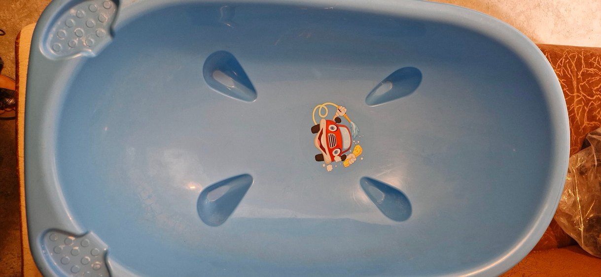 Çocuklar için Mavi Çocuk Küveti - Görsel 2