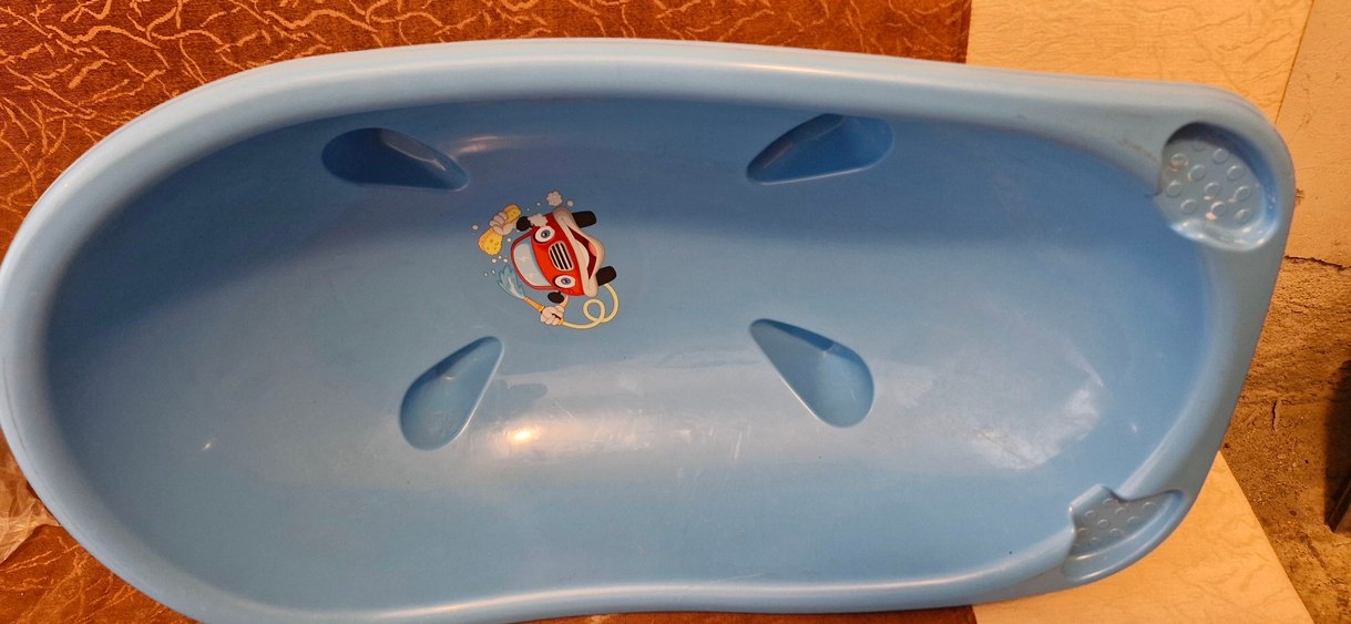 Çocuklar için Mavi Çocuk Küveti - Görsel 4