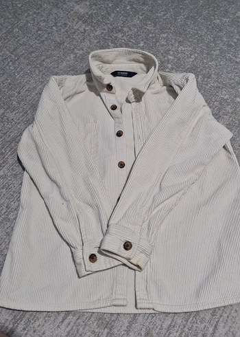 Erkek cocuklar icin 9-10 yasa uygun beyaz renk gömlek - Görsel 2