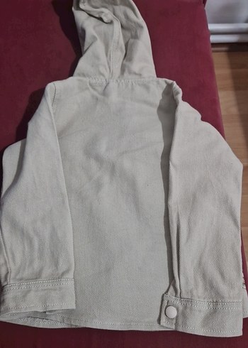 Kapüşonlu Bej Erkek Çocuk Ceket - Görsel 4