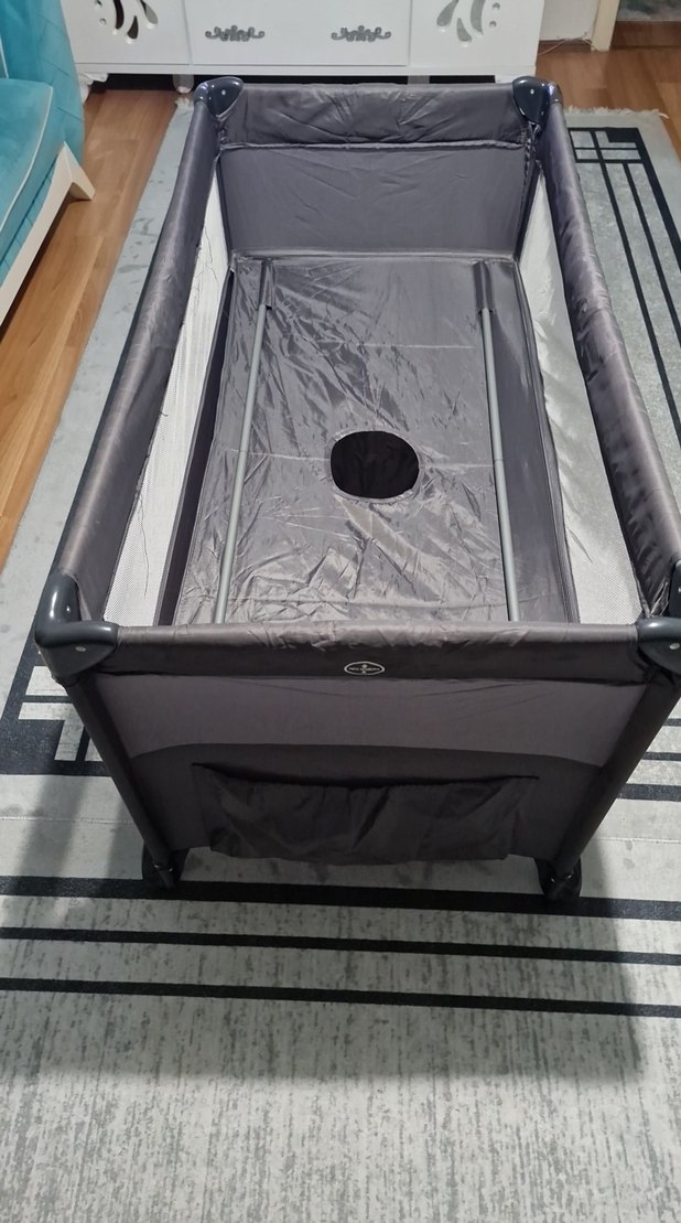 WELLCARE Siyah Oyun Parkı Yatak - Görsel 3