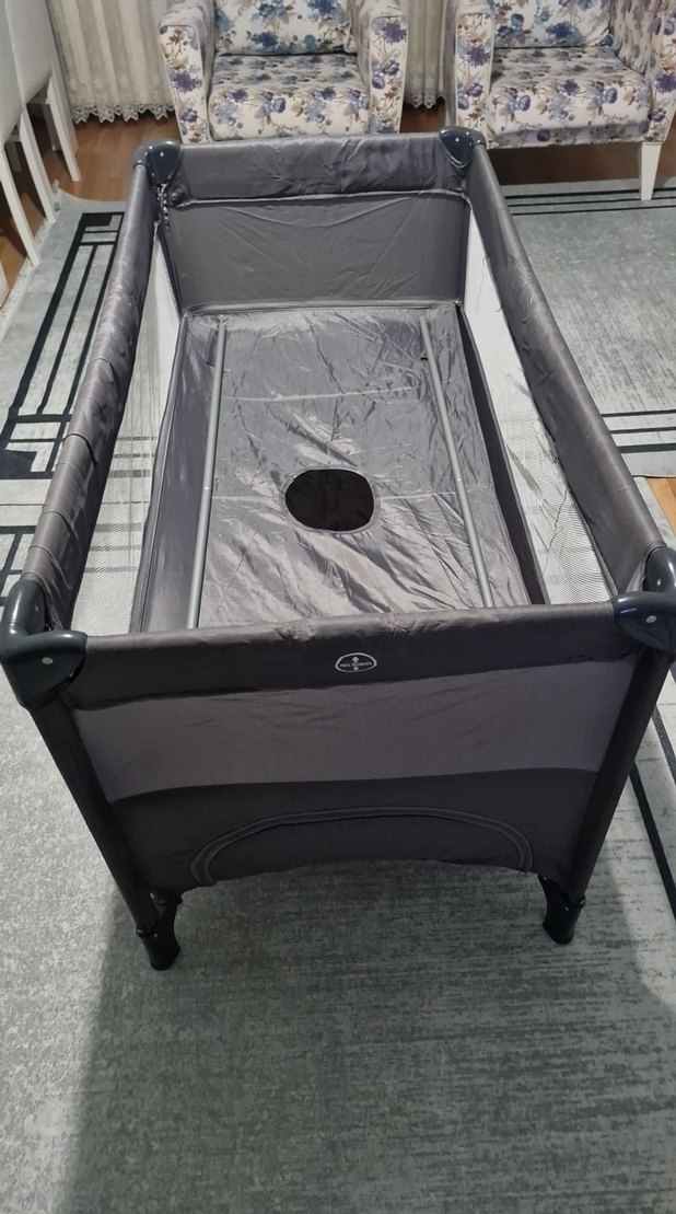 WELLCARE Siyah Oyun Parkı Yatak - Görsel 4