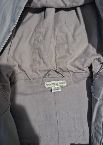 Gri Kapüşonlu Erkek Çocuk Ceketi - Görsel 4