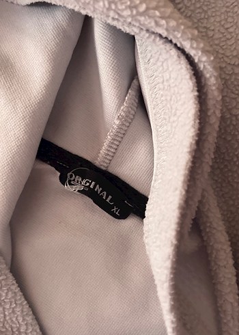 xl Beden gri Renk Gri Kapüşonlu Sweatshirt