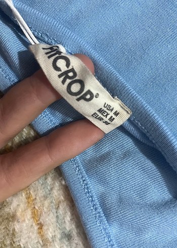 Mavi Kadın Kısa Kollu crop - Görsel 3