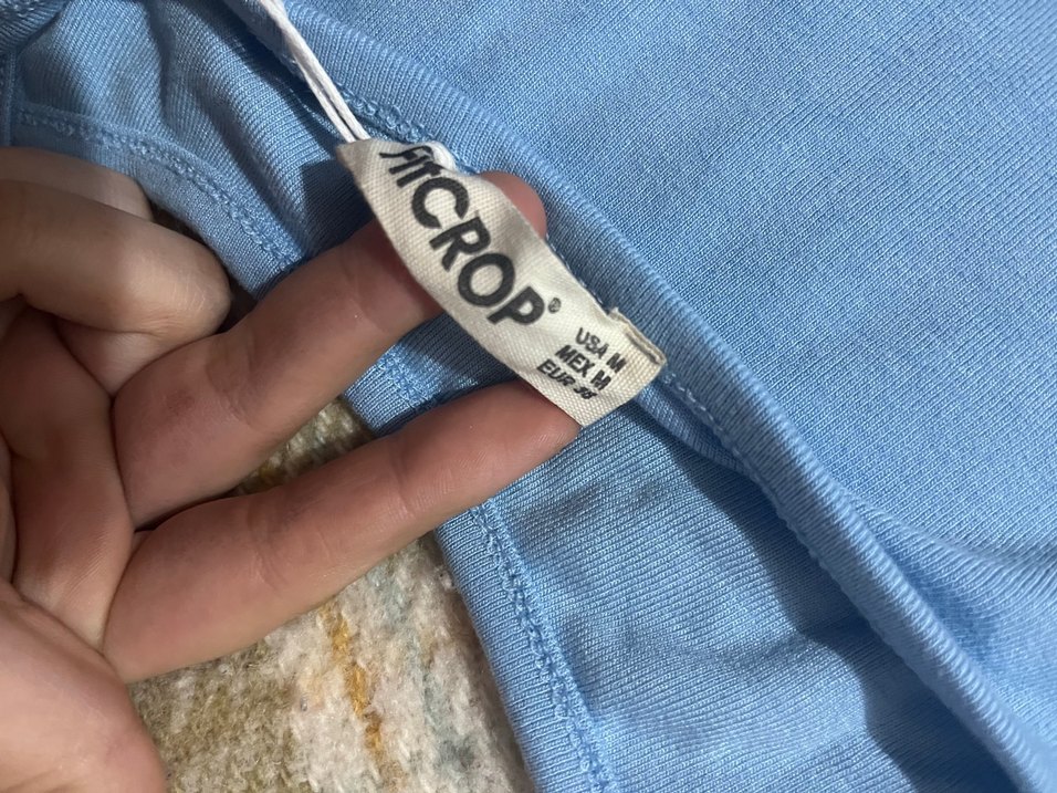 Mavi Kadın Kısa Kollu crop - Görsel 3