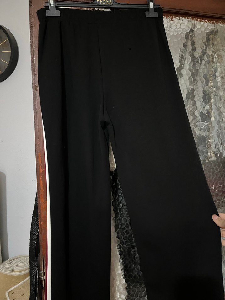 Bordo Drapeli Kadın siyah renk kadın eşofmam - Görsel 3