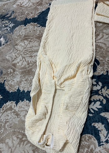 Bohem Tarzı Beyaz sandalye örtüsü 4 li - Görsel 3