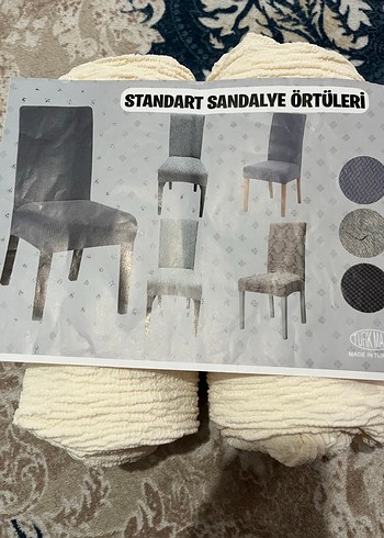 Bohem Tarzı Beyaz sandalye örtüsü 4 li - Görsel 2