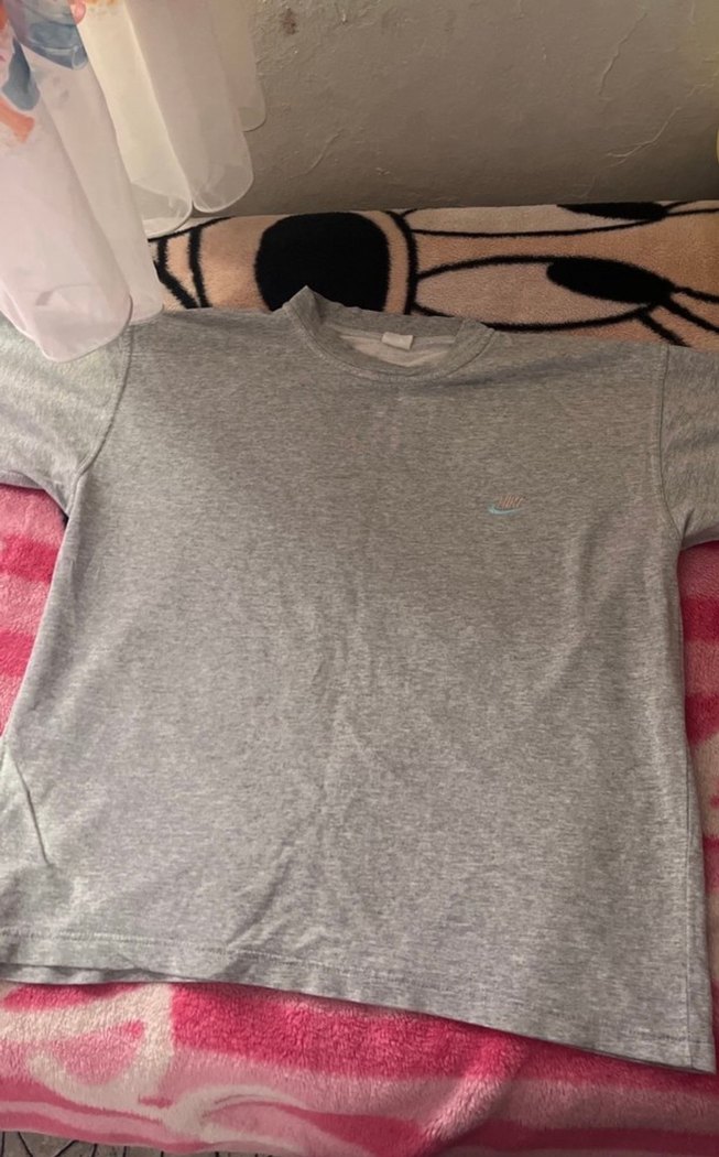 Gri Uzun Kollu Salaş Sweatshirt - Görsel 2