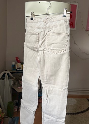 Trendyol & Milla Kadın krem Regular Fit Kot Pantolon