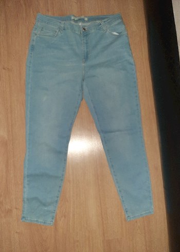 Mavi Midi Boy Kadın Denim Pantolon