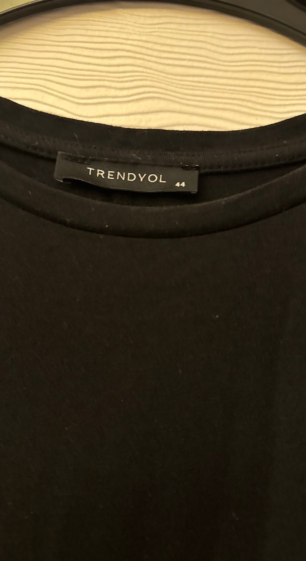 Siyah Kısa Kollu Midi Spor Elbise - Görsel 3