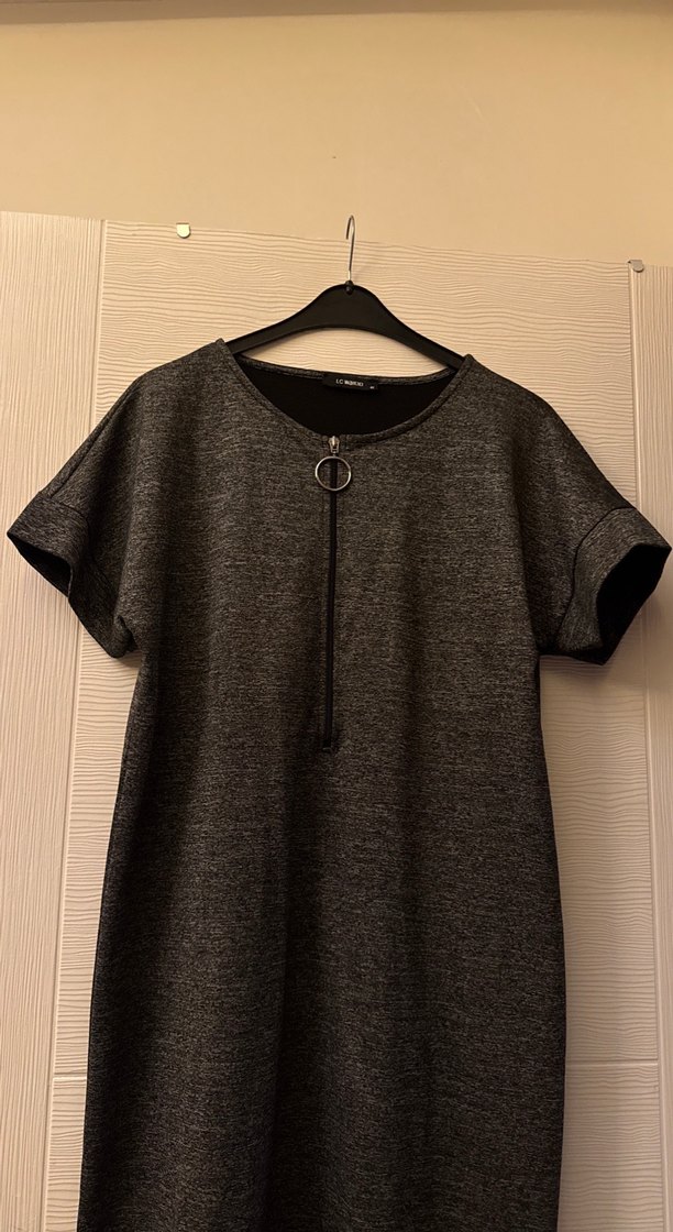 Gri MidiKadın Elbise - Görsel 2