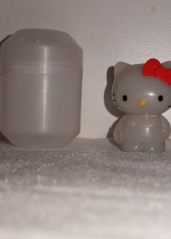 Beyaz Hello Kitty Figürü ve Kutu