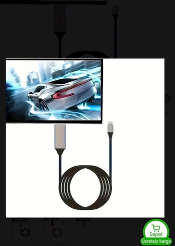 Tayp C HDMI  Video Kablosu - Görsel 2