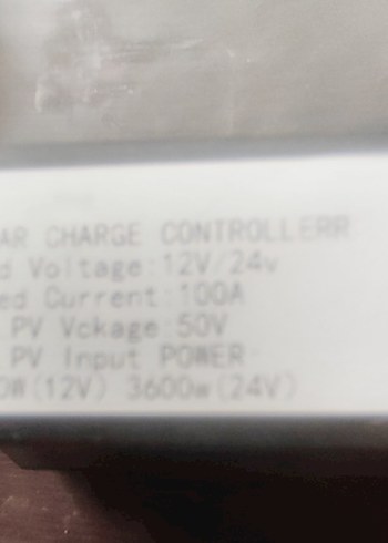 Güneş Enerjili ve 100 A şarj kontrol cihazı - Görsel 3