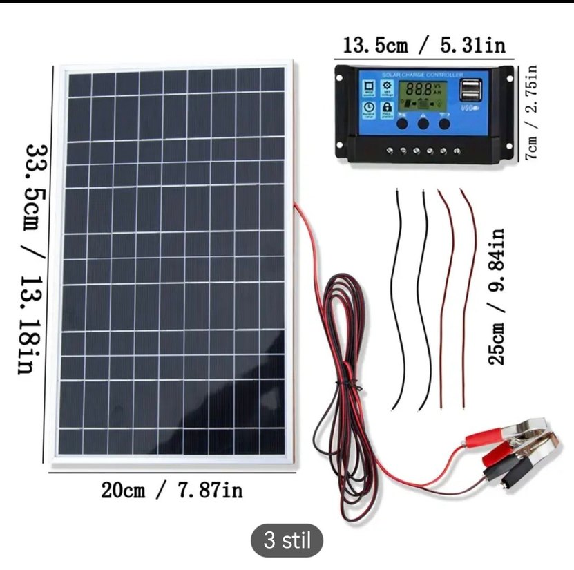 Güneş Enerjili ve 100 A şarj kontrol cihazı - Görsel 2