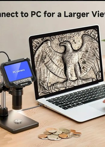 4.3 inç IPS Ekranlı Dijital Mikroskop 1600x - Görsel 3