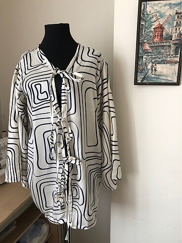 Diğer Fiyonk bağlamalı kimono