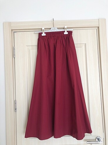 Bordo Renk Kloş Etek