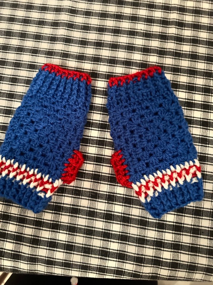 NOEL BABA Renkli Örgü Kadın Eldivenleri - Görsel 3