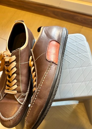 İNCİ 41 numara Klasik Parlak Kahverengi Erkek Ayakkabı Bağcıklı - Görsel 3