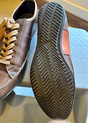 İNCİ 41 numara Klasik Parlak Kahverengi Erkek Ayakkabı Bağcıklı - Görsel 4