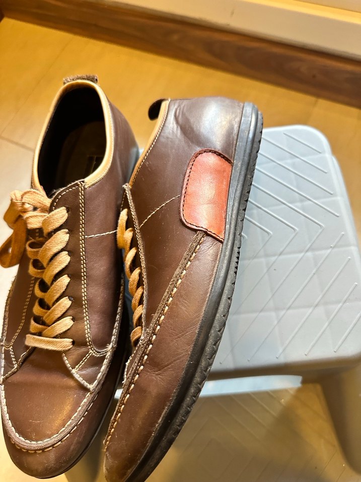 İNCİ 41 numara Klasik Parlak Kahverengi Erkek Ayakkabı Bağcıklı - Görsel 3