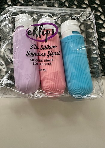 3'lü Silikon Seyahat Şişesi Seti gratis ten alındı - Görsel 3