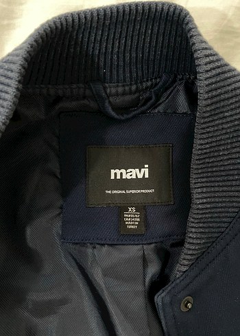 Mavi kadın Lacivert Fermuarlı Ceket