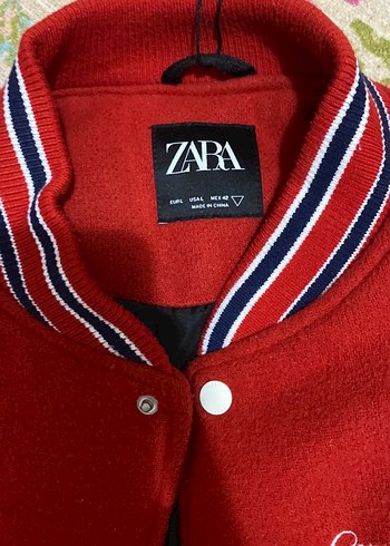 Kızlar İçin Kırmızı Street Wear Ceket - Görsel 5